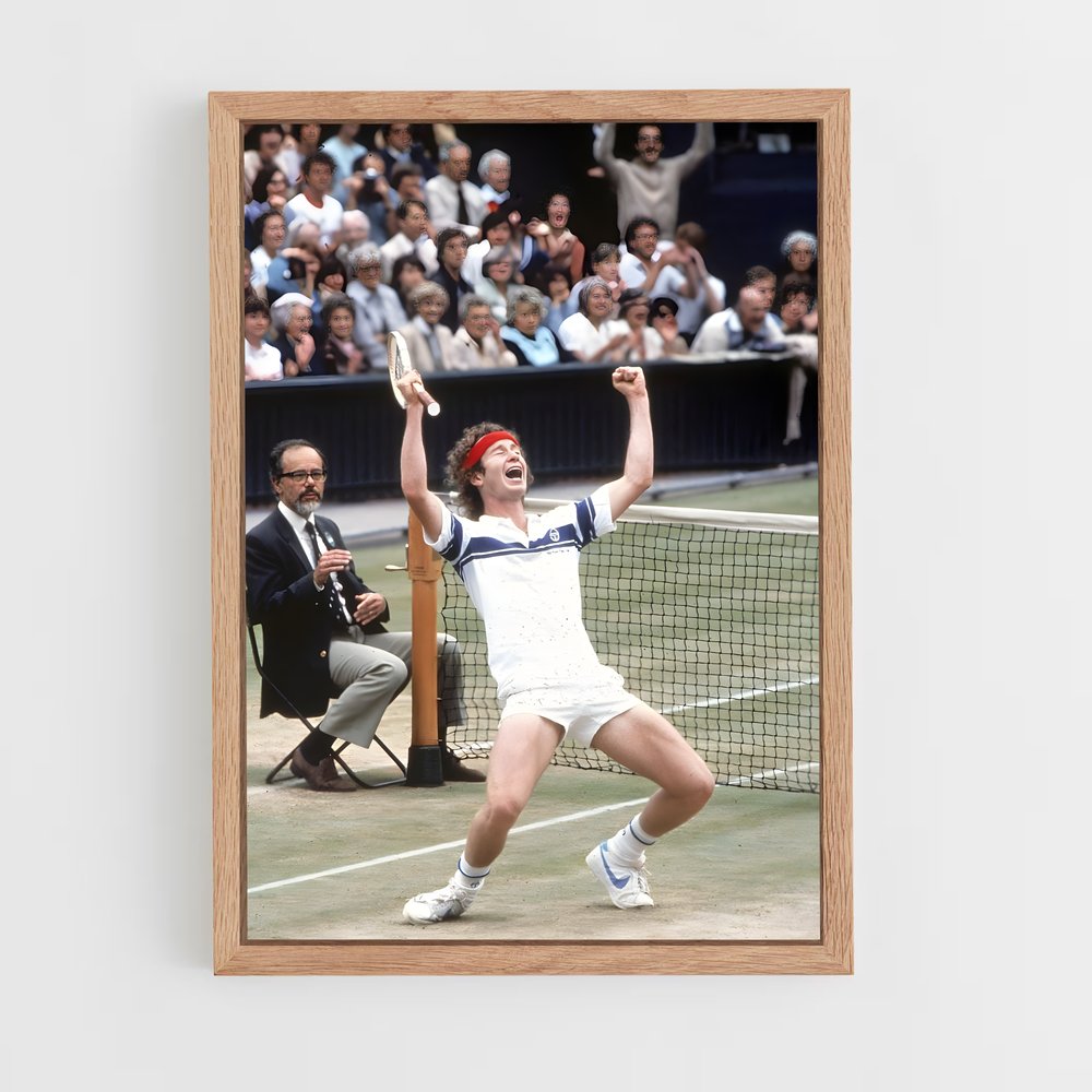Poster John mcenroe – affiche Tennis (vue 4)